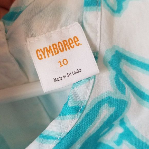 Gymboree Girl's Floral Sleeveless Blouse size 10 - Picture 5 of 6